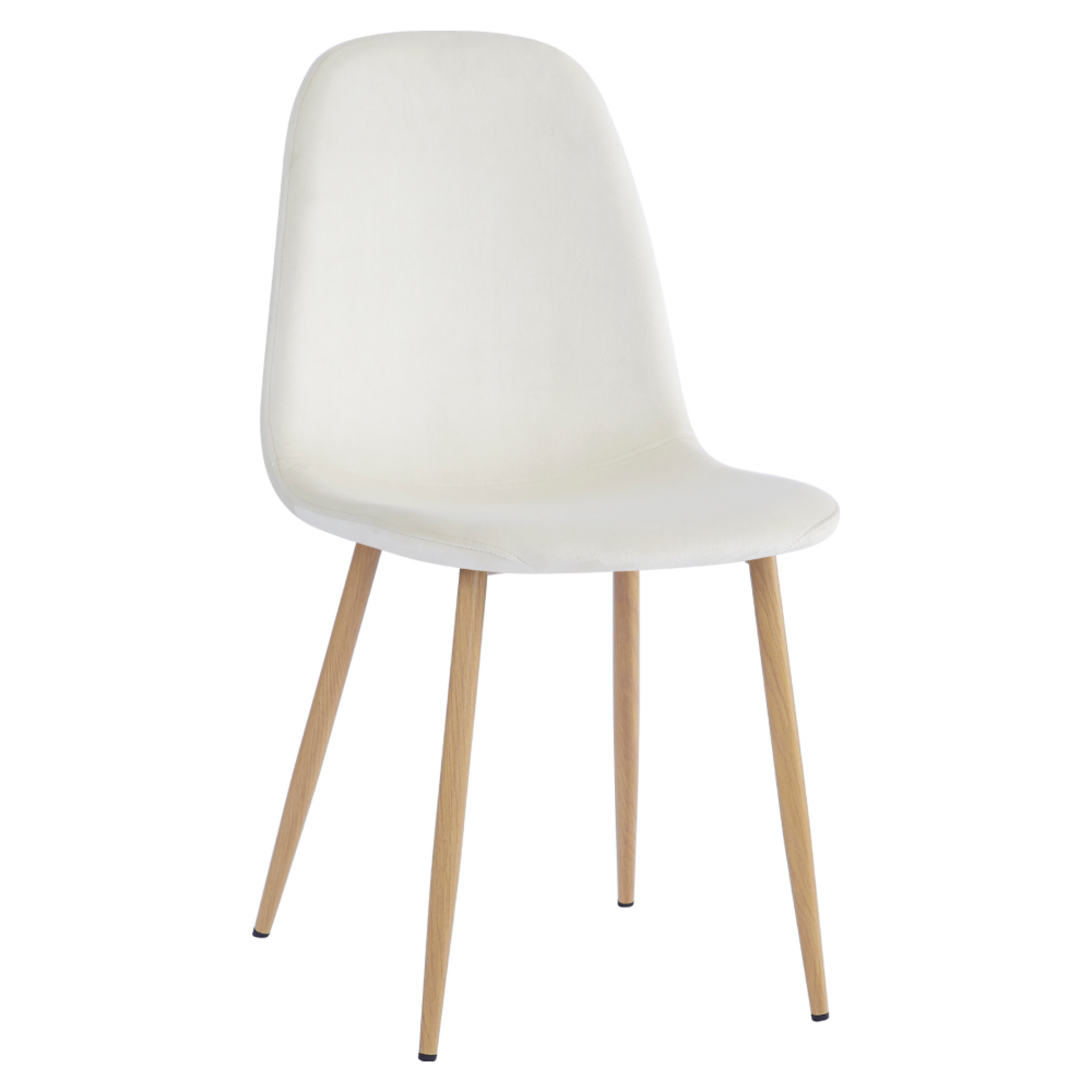 Tempo-Kondela Stolička, béžová Dulux Velvet látka/buk, LEGA NEW