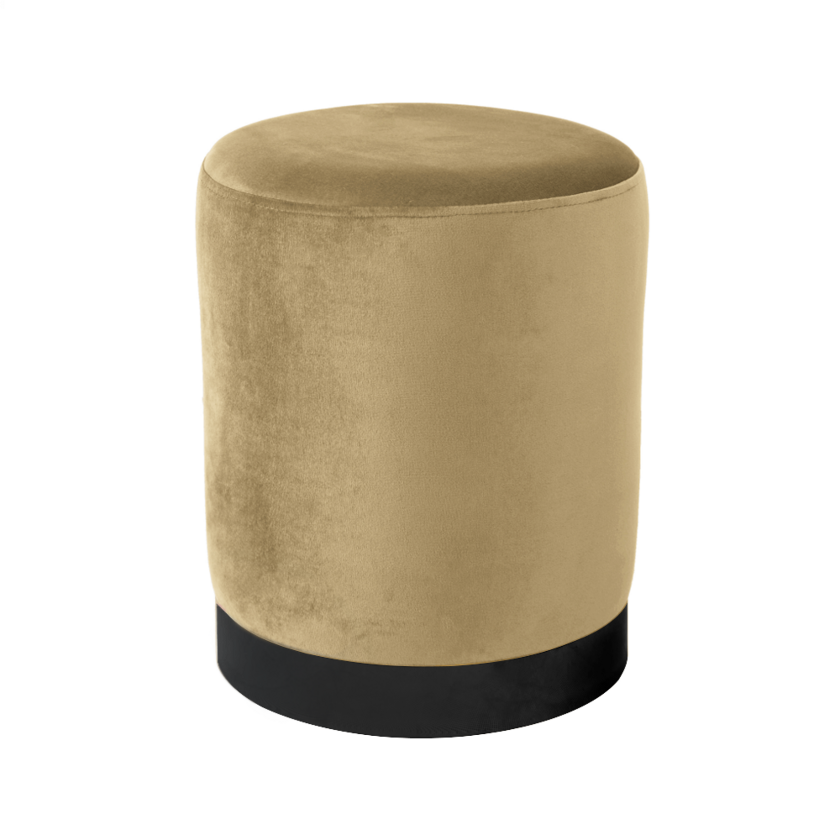Tempo-Kondela Taburet, béžová Velvet látka/čierna, ALAZ