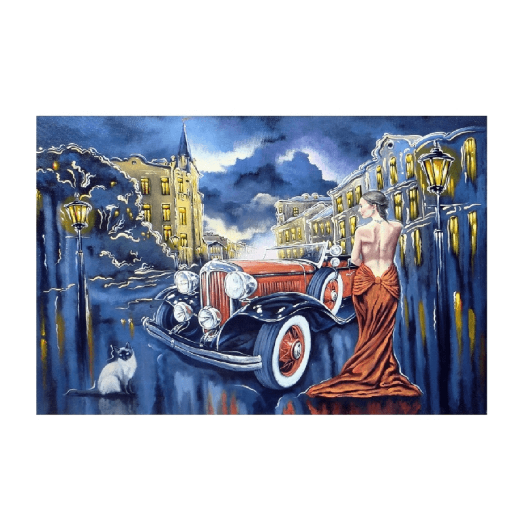 Tempo-Kondela Obraz tlačený na plátno, viacfarebný, 40x60, MA 1023