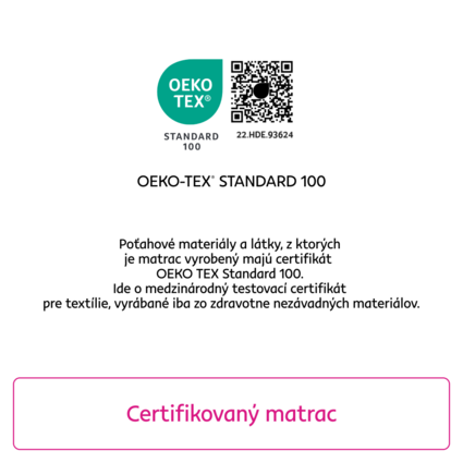 Matrac, penový, 160x200, AIR MATRAC CERTIFIKAT-matrac-SK