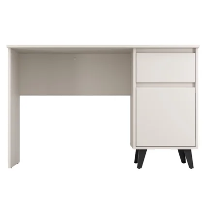Univerzálny PC stolík v kašmírovej farbe s jednou zásuvkou a dvierkami, model BOGAN 1D1S/120.