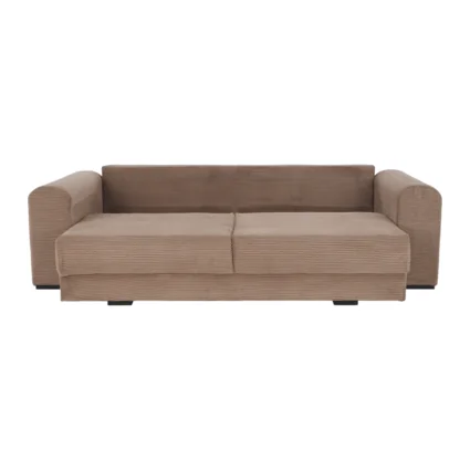 Extra priestranná pohovka, svetlohnedá/béžová/krémová, GILEN BIG SOFA big-sofa-pohovka-bezova-11