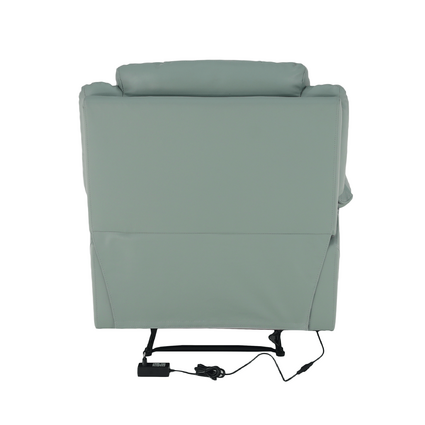 Relaxačné kreslo s elektrickým polohovaním, koža/ekokoža neomint, VIVAN vivan-relax-kreslo-neomint-16