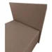 Hnedá boxspringová posteľ jednolôžko s čalúneným čelom, 90x200, ADARA