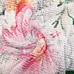 Detailný pohľad na obojstrannú baránkovú deku s farebným vzorom, smotanová farba, rozmery 150x200 cm.
