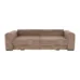 Extra priestranná pohovka vo svetlohnedej farbe s čalúnením, model GILEN BIG SOFA