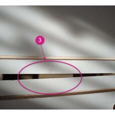 Montessori poschodová posteľ, biela, VENITA TYP 2 P1, poškodený tovar