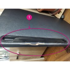 Nastaviteľný PC stôl s kolieskami, čierna, WESTA P1, poškodený tovar