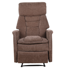 Fotoliu pentru relaxare, material textil maro, KOMFY NEW